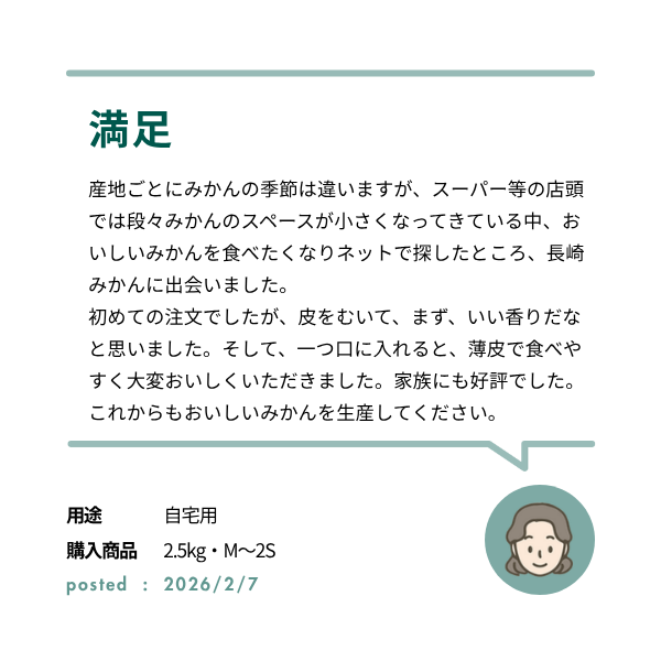 「長崎の夢」長崎 みかんの商品画像 4